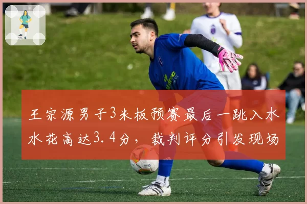 王宗源男子3米板预赛最后一跳入水水花高达3.4分，裁判评分引发现场嘘声